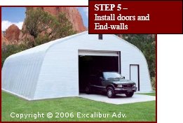 Install doors and End-walls